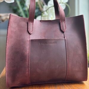 Portland Leather Merlot Small Lola